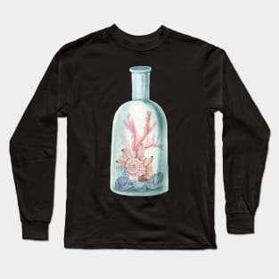 Marine life in a bottle Long Sleeve T-Shirt